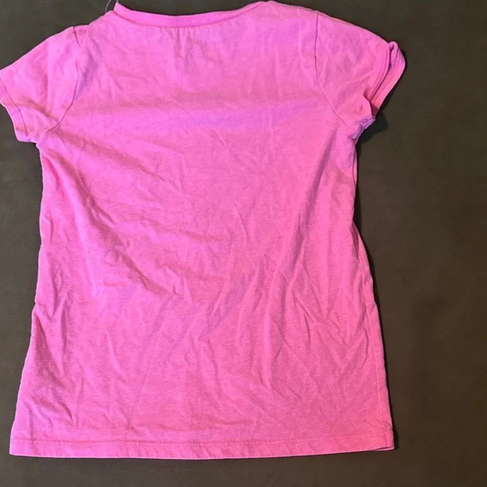 OshKosh B'gosh Pink Tee with Blue Hearts